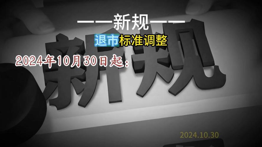 今日科普一下！最严退市新规实施_2024最新更新